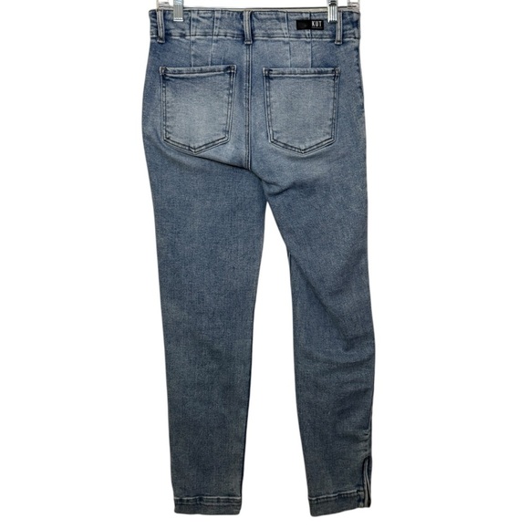 Kut from the Kloth Reese Straight leg zipper hem cropped jeans 4 L - Picture 2 of 15